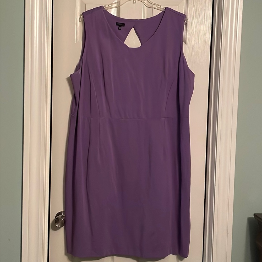 24w Talbots Orchid knit sheath